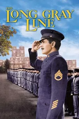 Длинная серая линия - постер