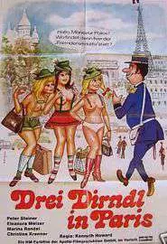 Drei Dirndl in Paris - постер