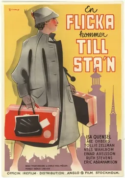 En flicka kommer till sta'n - постер