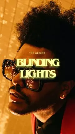 The Weeknd: Blinding Lights - постер