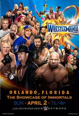 WWE РестлМания 33 - постер