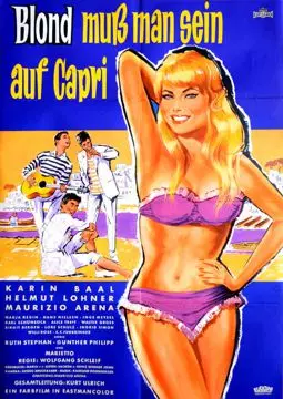 Blond muß man sein auf Capri - постер