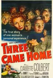 Three Came Home - постер