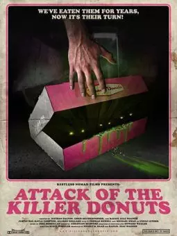 Нападение пончиков-убийц - постер