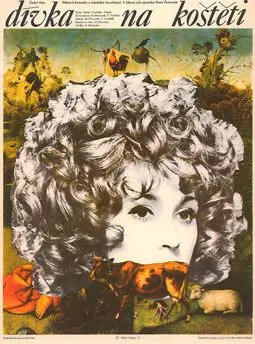Девушка на метле - постер