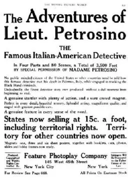 The Adventures of Lieutenant Petrosino - постер