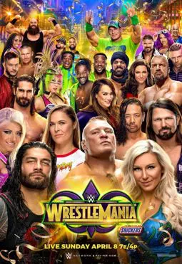 WWE РестлМания 34 - постер