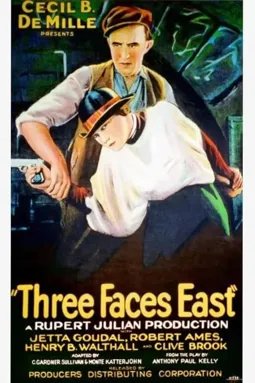 Three Faces East - постер