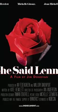 She Said Lenny - постер