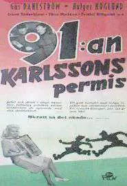 91:an Karlssons permis - постер