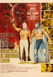 Santo y Blue Demon vs Drácula y el Hombre Lobo - постер