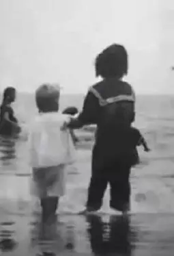 Children in the Surf at Coney Island - постер