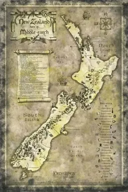 New Zealand as Middle-Earth - постер