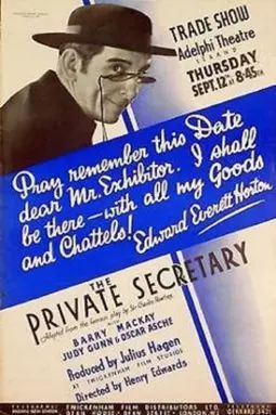 The Private Secretary - постер