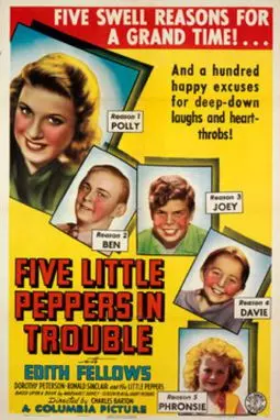 Five Little Peppers in Trouble - постер