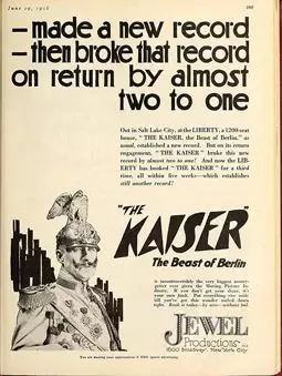 The Kaiser, the Beast of Berlin - постер