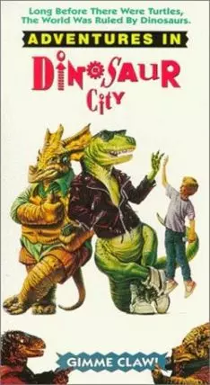 Приключения в городе динозавров - постер
