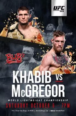 UFC 229: Khabib vs McGregor - постер