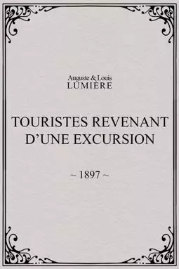 Touristes revenant d'une excursion - постер