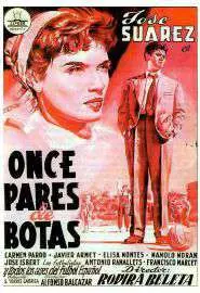 Once pares de botas - постер