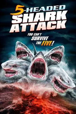 Нападение пятиглавой акулы - постер