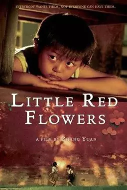 Маленькие красные цветы - постер