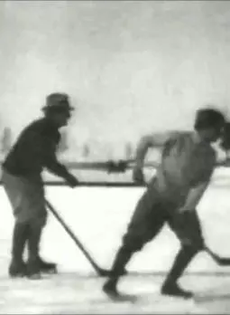 Hockey Match on the Ice - постер