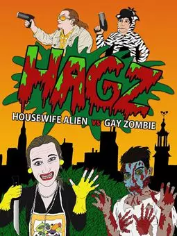 Housewife Alien vs. Gay Zombie - постер