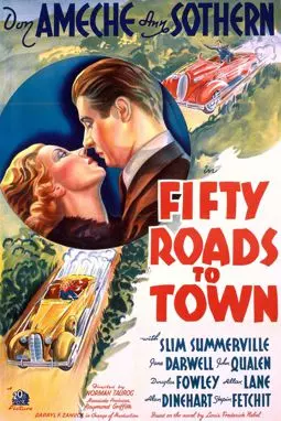 Fifty Roads to Town - постер