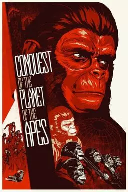 Завоевание планеты обезьян - постер