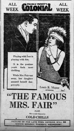 The Famous Mrs. Fair - постер