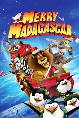 Рождественский Мадагаскар - постер